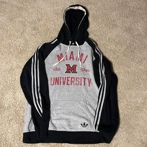 Adidas Miami of Ohio hoodie like new!